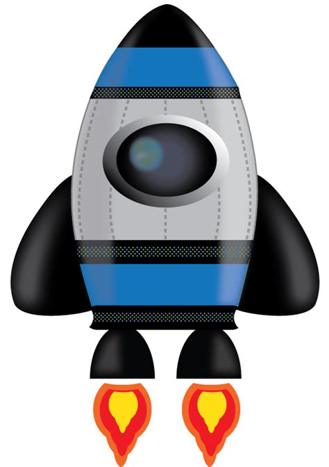 Blue Rocket 0 Rocket Clipart Large Size Png Image Pikpng