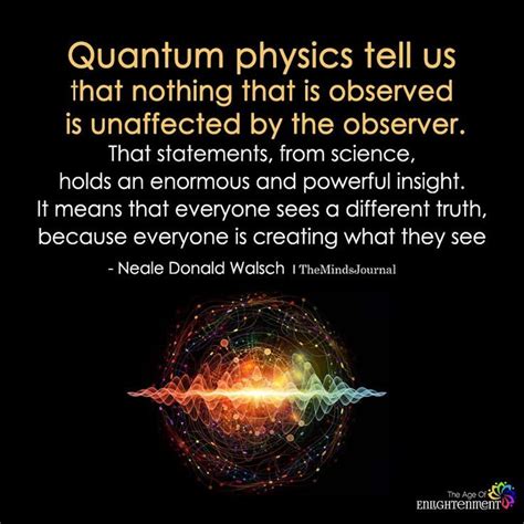 Quantum Physics Tell Us That Nothing That Is Observed Is Unaffected