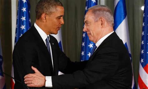 Obama And Netanyahu Renew Support For Two State Solution Israel The Guardian