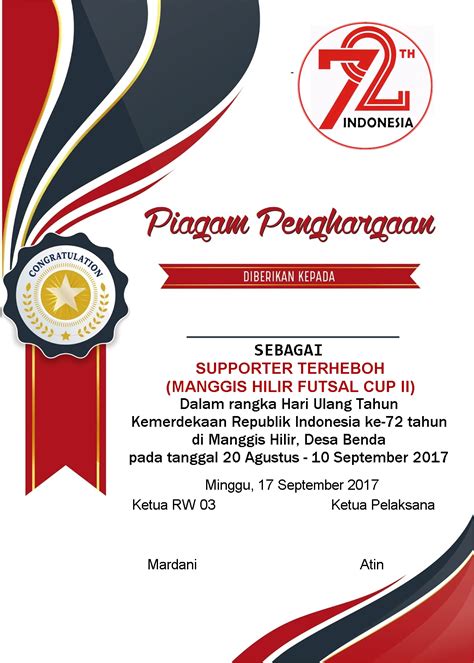 Contoh Piagam Penghargaan Lomba Volly 35 Images Contoh Piagam Lomba Porn Sex Picture