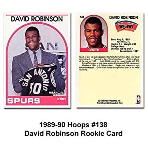 However, what made it even more interesting in retrospect is how this card played a role in changing sports card history just as many of the football. Hoops San Antonio Spurs 1989-90 David Robinson Rookie Card at Amazon's Sports Collectibles Store