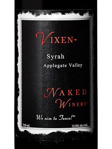 Naked Winery Vixen Syrah Vivino US