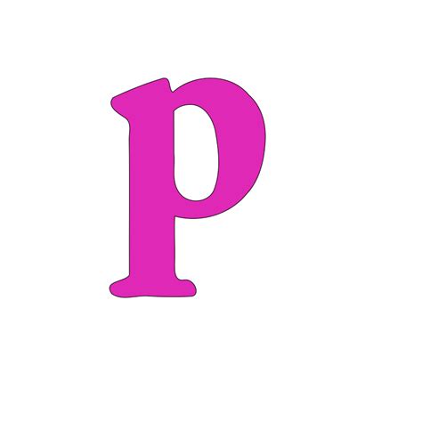 Lowercase P Openclipart