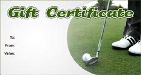 The header is also a beautiful one and the certificate features multiple images of golf balls. Gift Template - Select a gift certificate template to ...