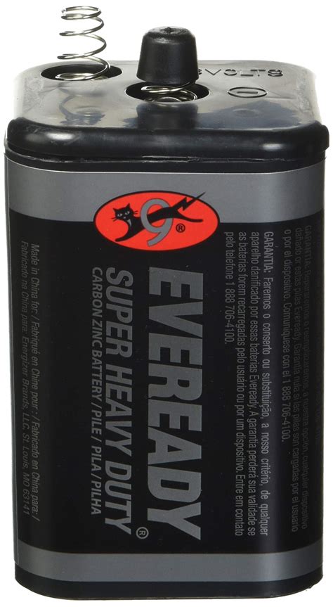 Eveready 6 Volt Lantern Battery Super Heavy Duty 1209 Long Lasting