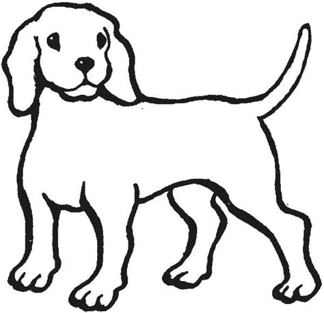 Line Drawing Of A Dog