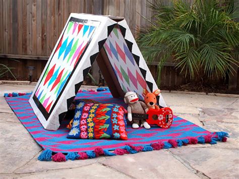 Build Your Own Collapsible Cardboard Tent ⋆ Handmade Charlotte