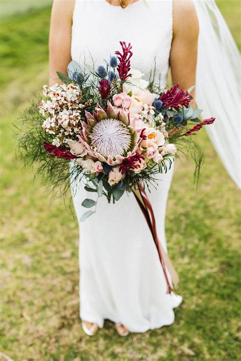 Here at easy weddings, we're continually monitoring the impact of coronavirus on the australian wedding industry. Native Australian bouquet by Scentiment Flowers, photo by ...