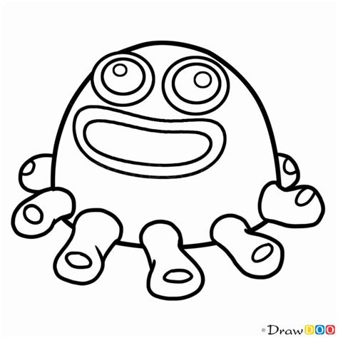 My Singing Monster Colouring Sheets Ryan Fritzs Coloring Pages
