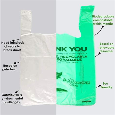 Eco Friendly Compostable T Shirt Bags 100 Count Shipping Bag 100