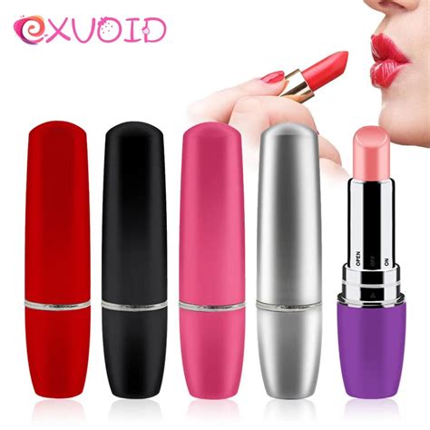 Exvoid Tragbare Lippenstift Vibrator Kugel Vibrator Sex Spielzeug Für Frauen G Punkt Orgasmus
