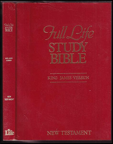 📗 Full Life Study Bible King James Version New Testament