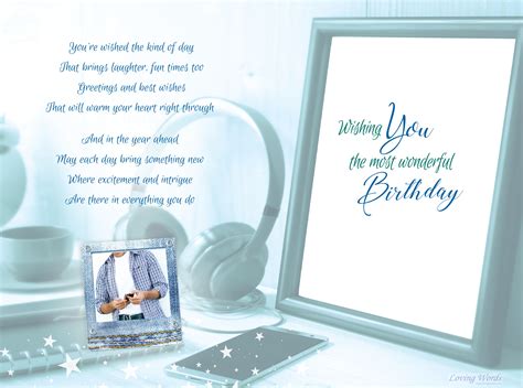 For You On Your Birthday Male Greeting Cards By Loving Words