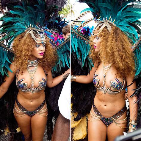 Rihanna In Zulu International At Kadooment Day 2015