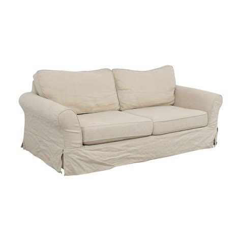 The potter barn comfort series sofas are like the f150 of the sofa world. 90% OFF - Pottery Barn Pottery Barn Cream Comfort Roll Two ...