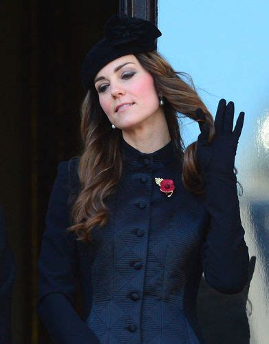 Kate Middleton Twirling A Lock Of Her Hair During Remembrance Day Ceremony Scandalous