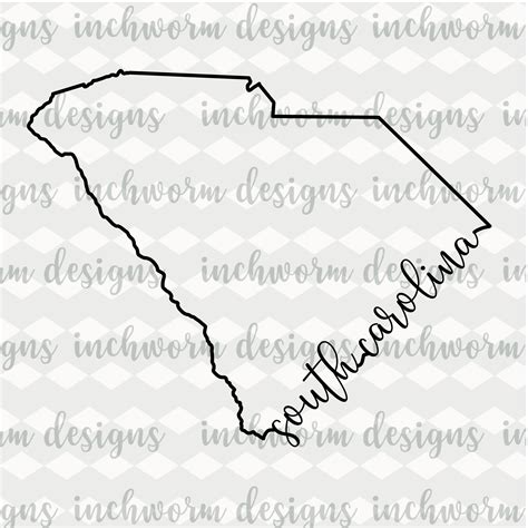 South Carolina State Svg State Svg Font Svg T Shirt Design Etsy Ireland