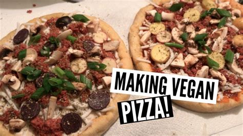 Daily Vlog Making Vegan Pizzas Youtube