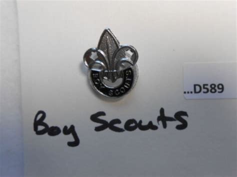 Boy Scouts Epaulet Pin Silver Color Foreign D589 Ebay