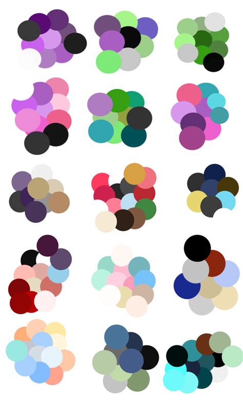 F2u Random Color Palettes 2 By Horror Star On Deviantart Palette Art Pastel Colour Palette