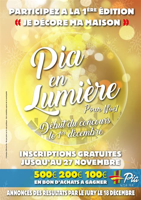 Pia en lumière pour Noël