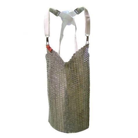 Omcan Stainless Steel Mesh Apron 20” W X 20” L 13533