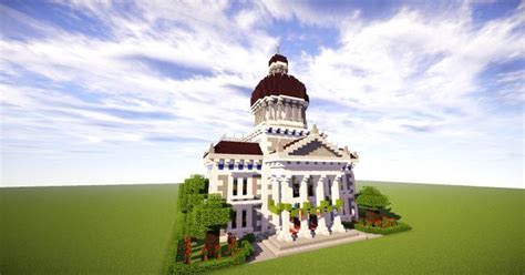 Provincial Town Hall Minecraft Map Minecraft Blueprints Minecraft