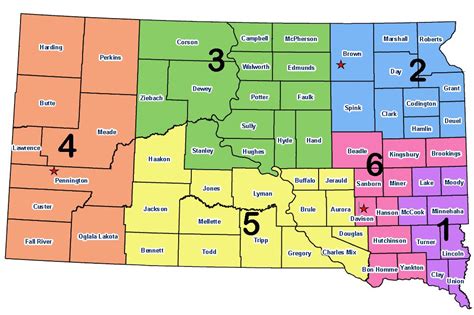 Map Of South Dakota With Cities Zip Code Map
