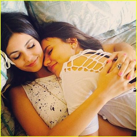 We packed up our house in. Victoria Justice Posts The Cutest Sister Selfie & Reminds ...