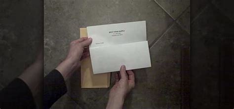 How To Properly Fold A Letter And Place It Into An Envelope Jobs