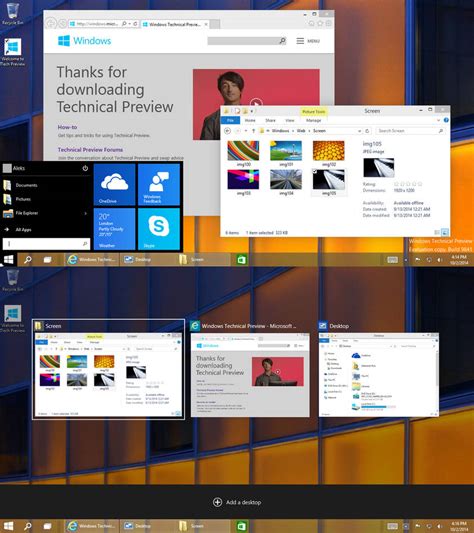 Windows 10 Technical Preview Build 9841 By Fediafedia On Deviantart