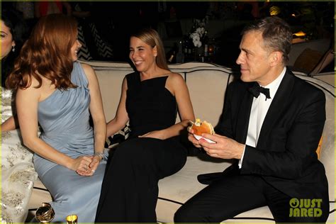 Amy Adams Fights Christoph Waltz For A Cheeseburger At Golden Globes Party 2015 Photo 3279033