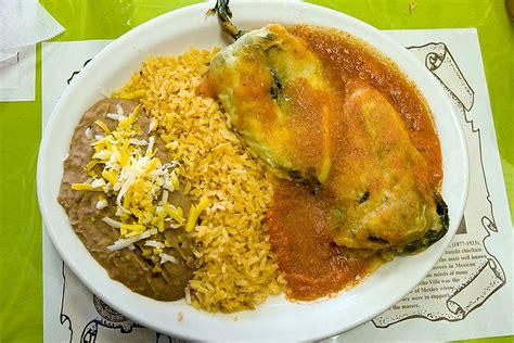 Chile Relleno Dinner Plate At Taqueria Los Portales Flickr Photo