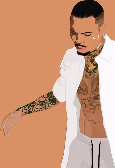 Digital Illustrations On Behance Chris Brown Art Chris Brown