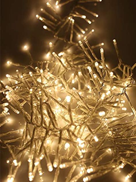 Lumineo 1512 Led Warm White Christmas Cluster Lights Set Transparent