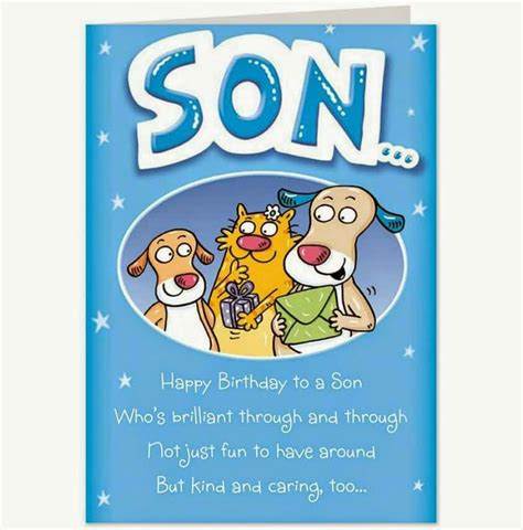 How should you congratulate your son with his birthday in order to make him remember it for a. HAPPY BIRTHDAY SON | Happy birthday cards printable, Happy birthday son, Birthday card printable
