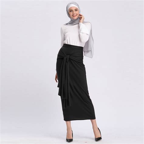 Ethnic Clothing Vestidos Abaya Dubai Islam Arabic Long Bodycon Muslim Skirt Dress Abayas For