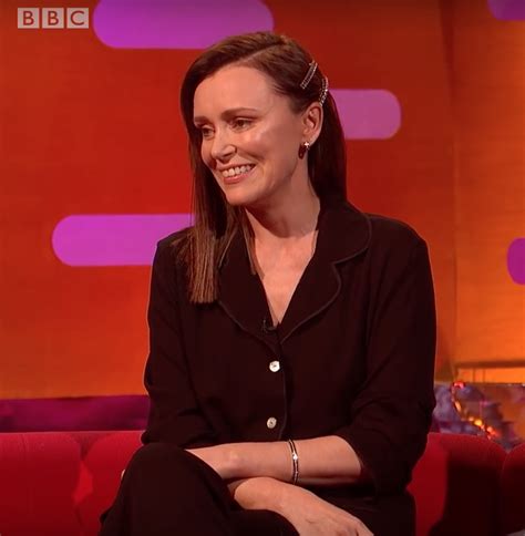 Bodyguard Actress Keeley Hawes Wears Tilly Thomas Lux Barrettes On The Graham Norton Show