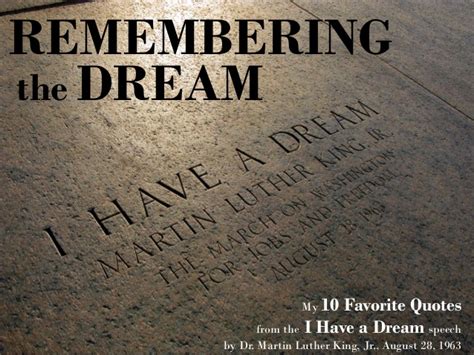Dream quotes about the nature of our reality. The 10 best quotes from I Have a Dream