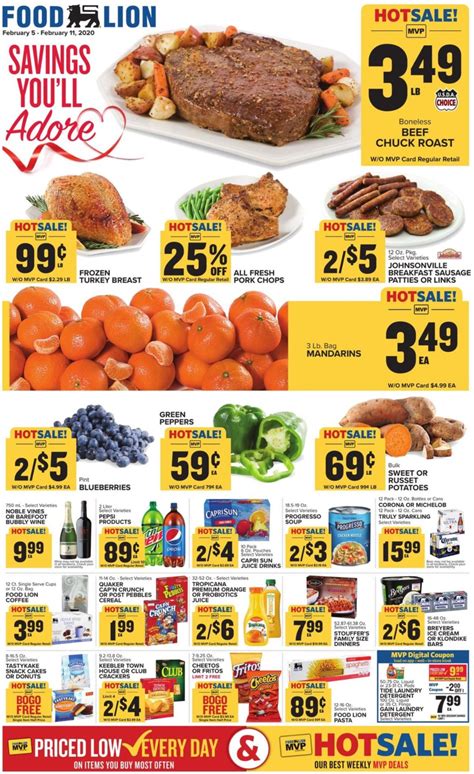 You can do all your grocery shopping in one place. Food Lion Weekly (2/5/20- 2/11/20) Ad Preview in 2020 ...