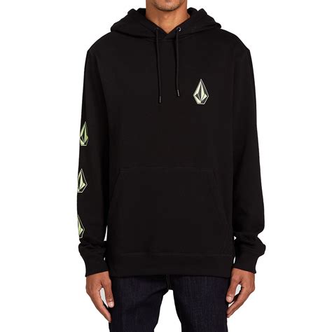 Volcom Mens Deadly Stones Long Sleeve Pullover Hoodie New Black