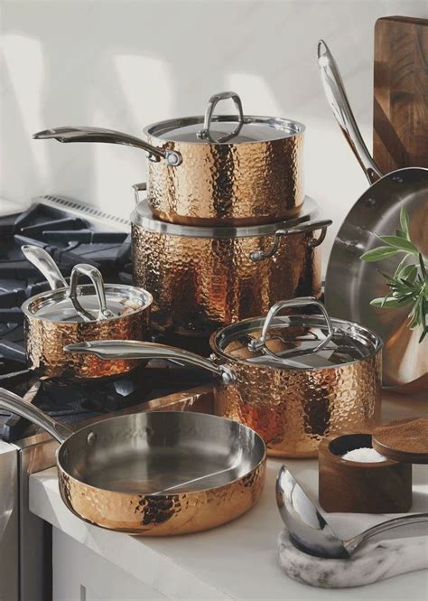 Here we've gathered a whole slew of picks for prep work (utensils, gadgets, bakeware, food storage.the list goes on). Fleischer and Wolf Seville Hammered Copper 10-Piece ...