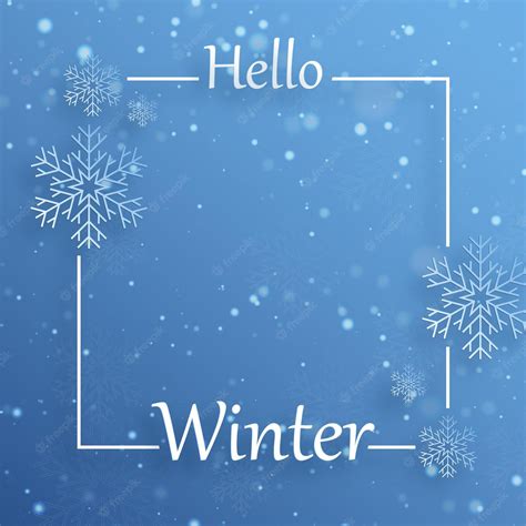 Premium Vector Happy Winter Season On Festive Pattern With Snowflakes