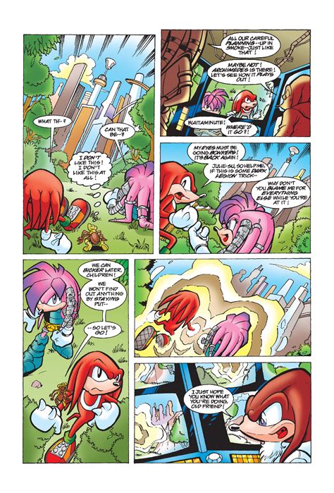 Knuckles The Echidna 4 Read Comic Online Knuckles The Echidna