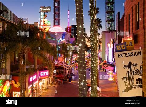 Citywalk Mall At Universal Studios Hollywood In Los Angeles California Usa North America
