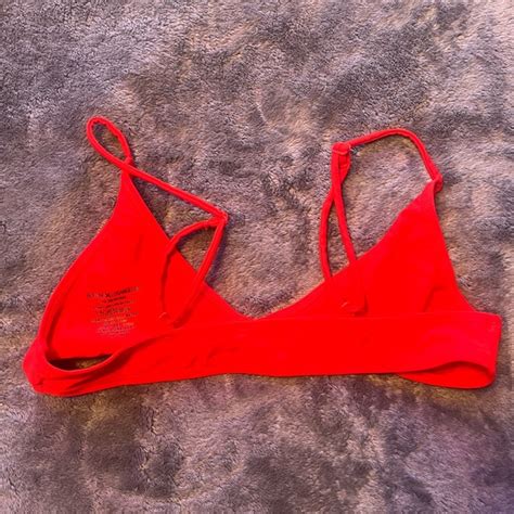 Boutine La Swim Boutinela Red Bikini Top Size M Poshmark