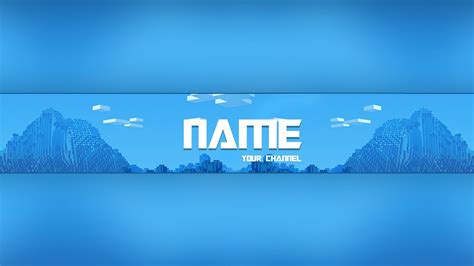 Youtube Banner Photoshop Template