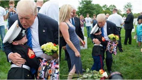 Check spelling or type a new query. Photos of Pres. Trump hugging fallen Marine's son go viral ...