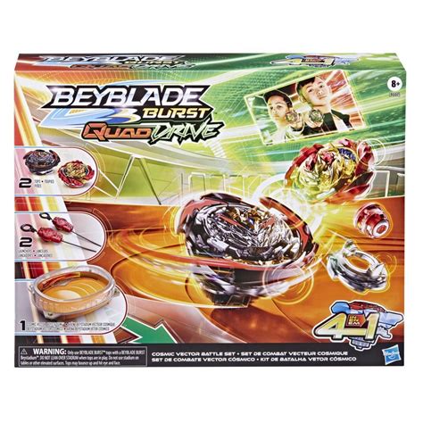 Beyblade Burst Quaddrive Cosmic Vector Battle Set Game Beystadium 2