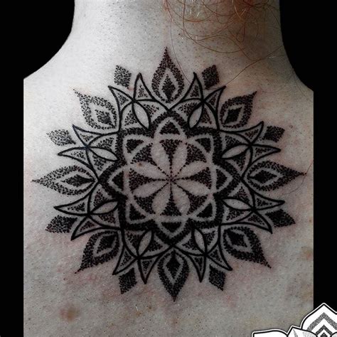 Tattoo Dotwork Geometric Mandala Pattern Silviapasquinelli